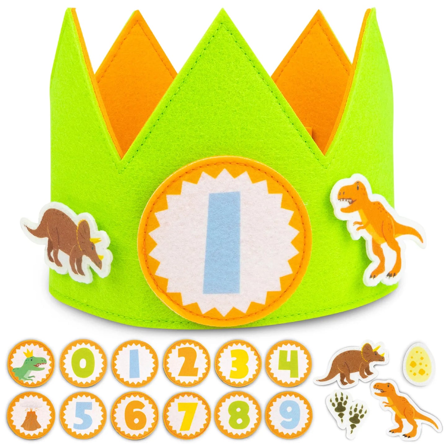 Corona de Cumpleaños - Dinosaurios