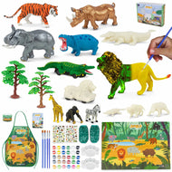 Figuras de Animales de la Jungla para Pintar