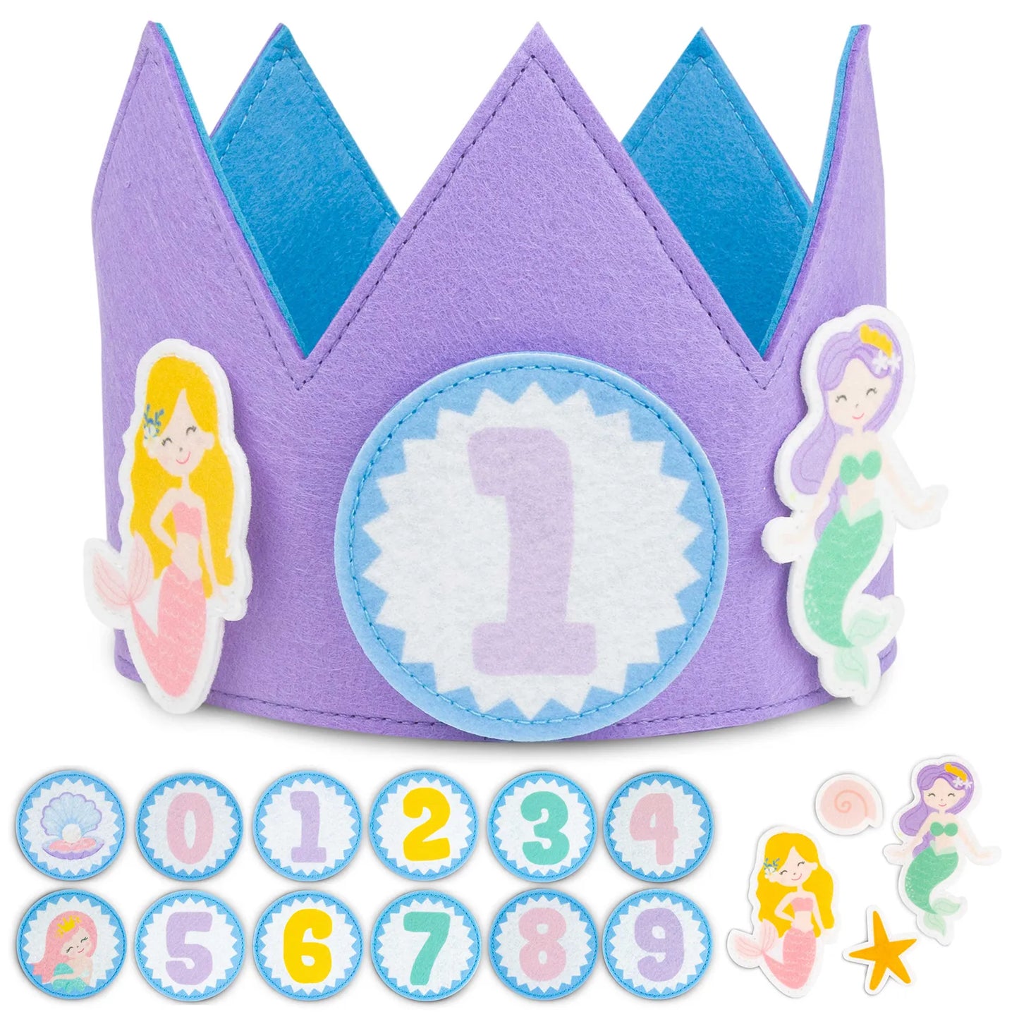 Corona de Cumpleaños - Sirenas
