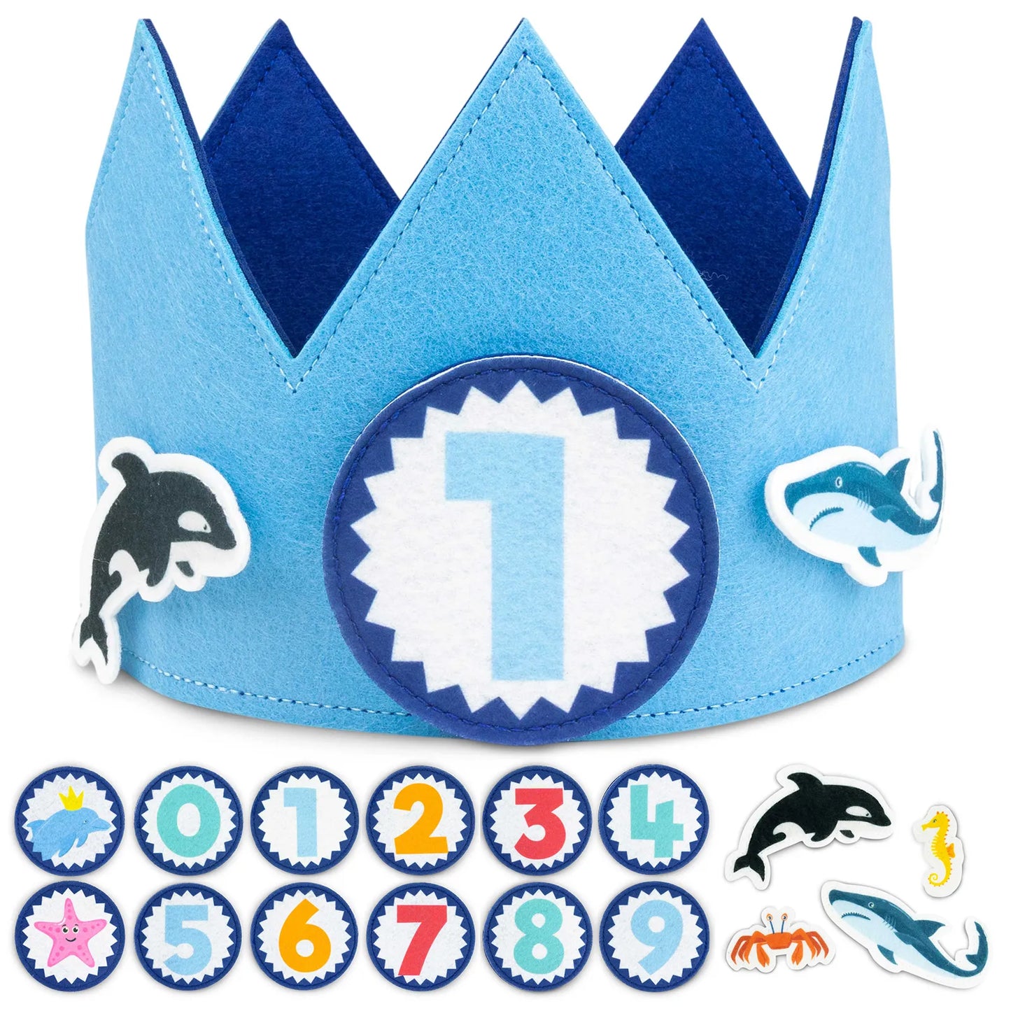 Corona de Cumpleaños - Mundo Marino