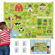 Panel Sensorial de Fieltro de la Granja