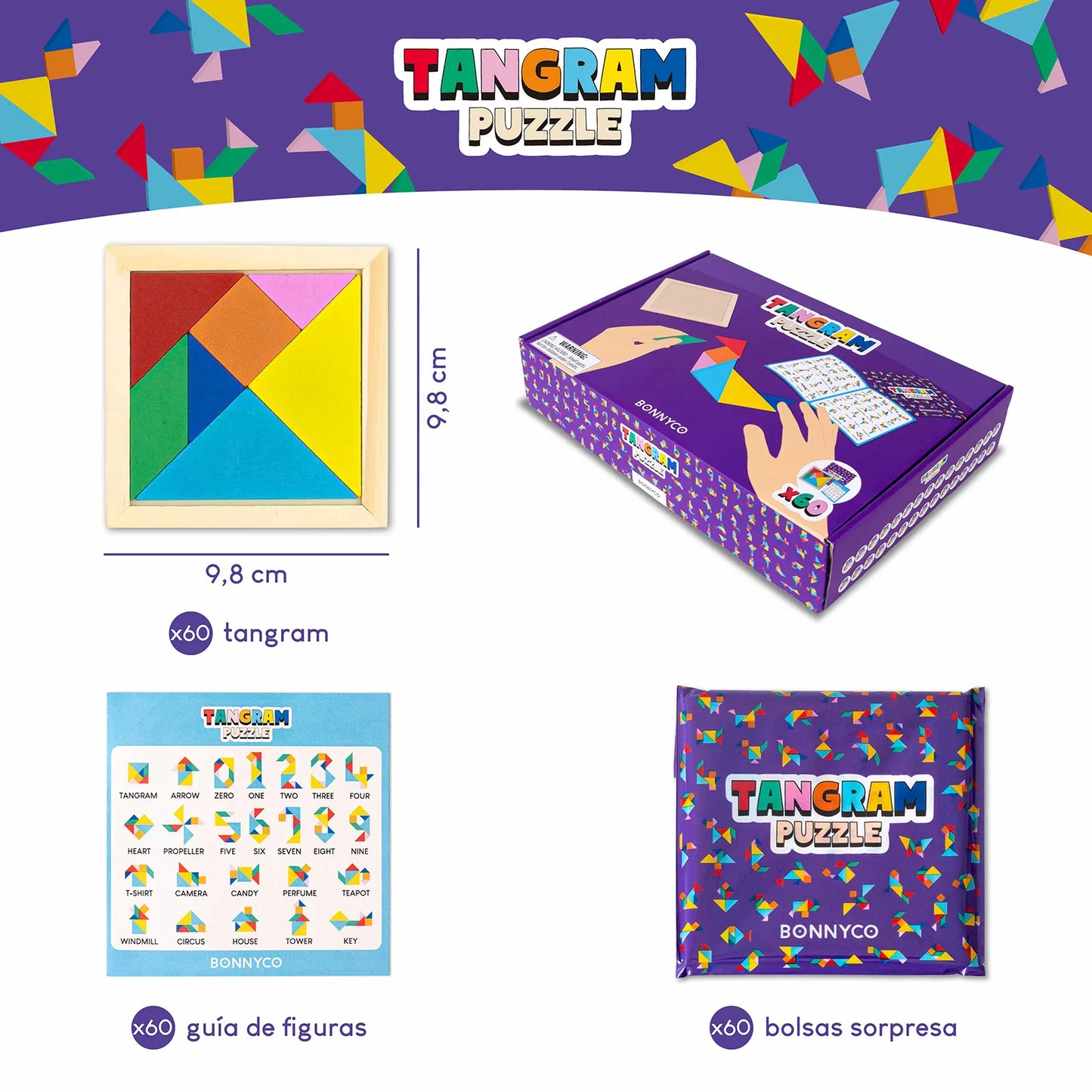 Tangram de Madera