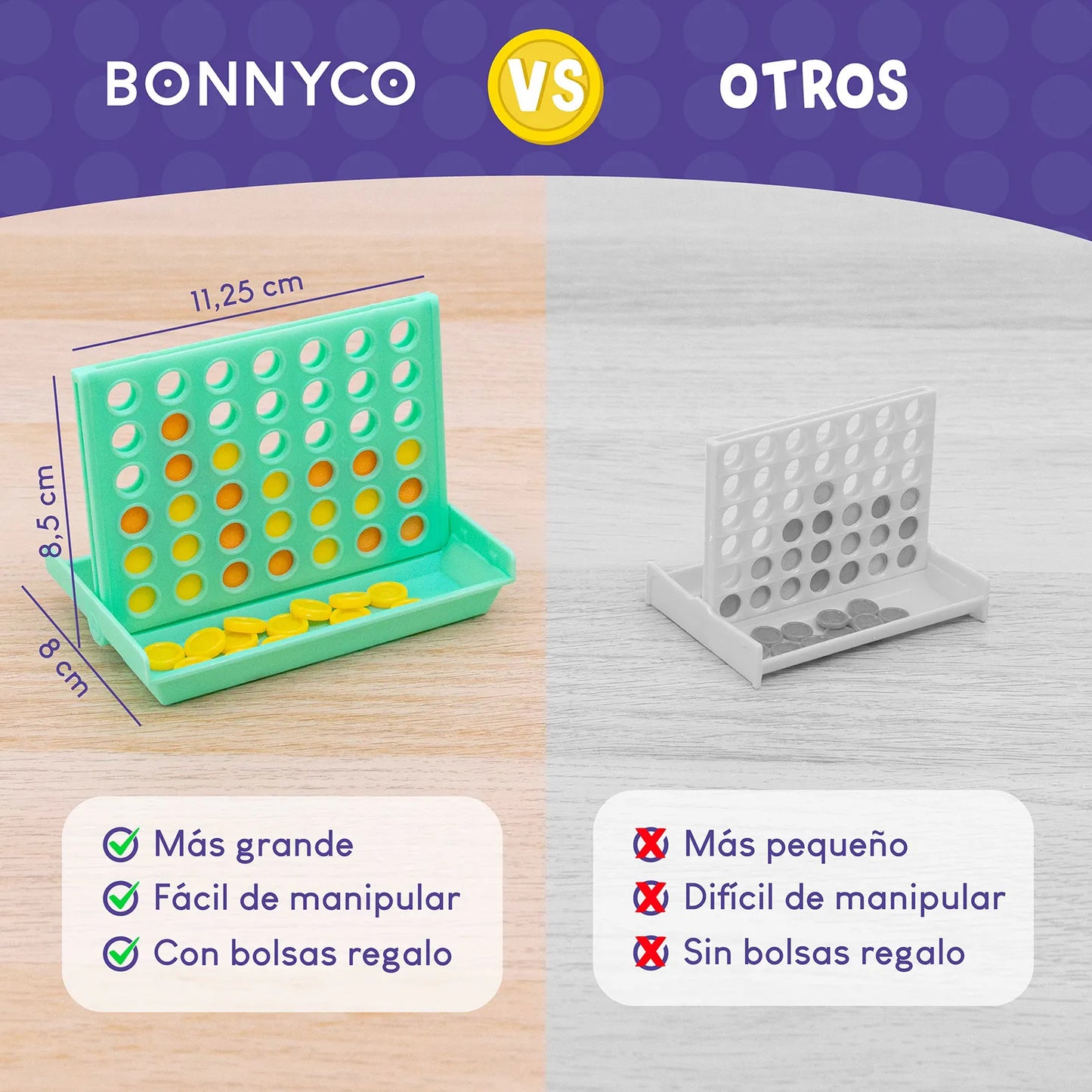 Mini Cuatro en Raya
