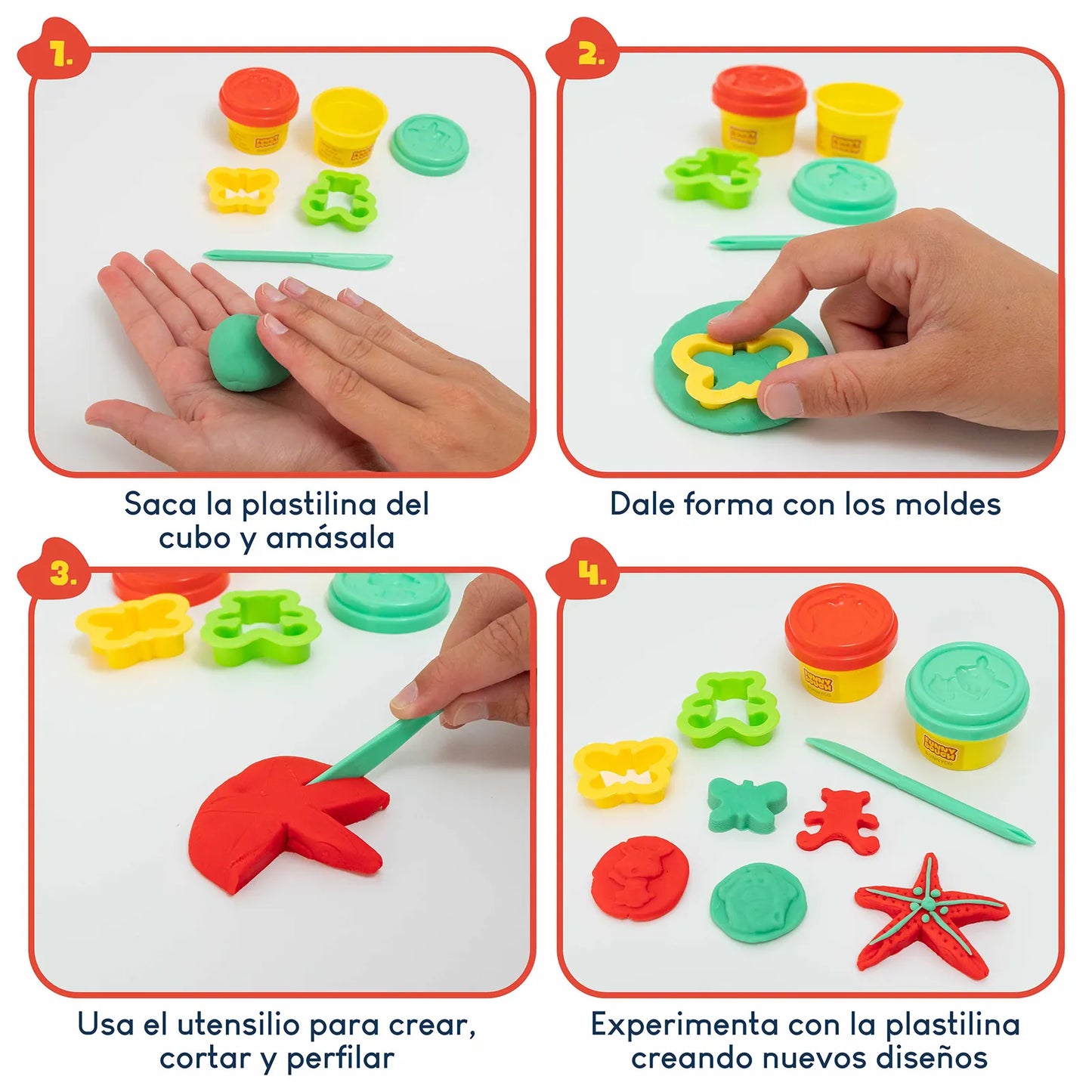 Set de Plastilina con Moldes