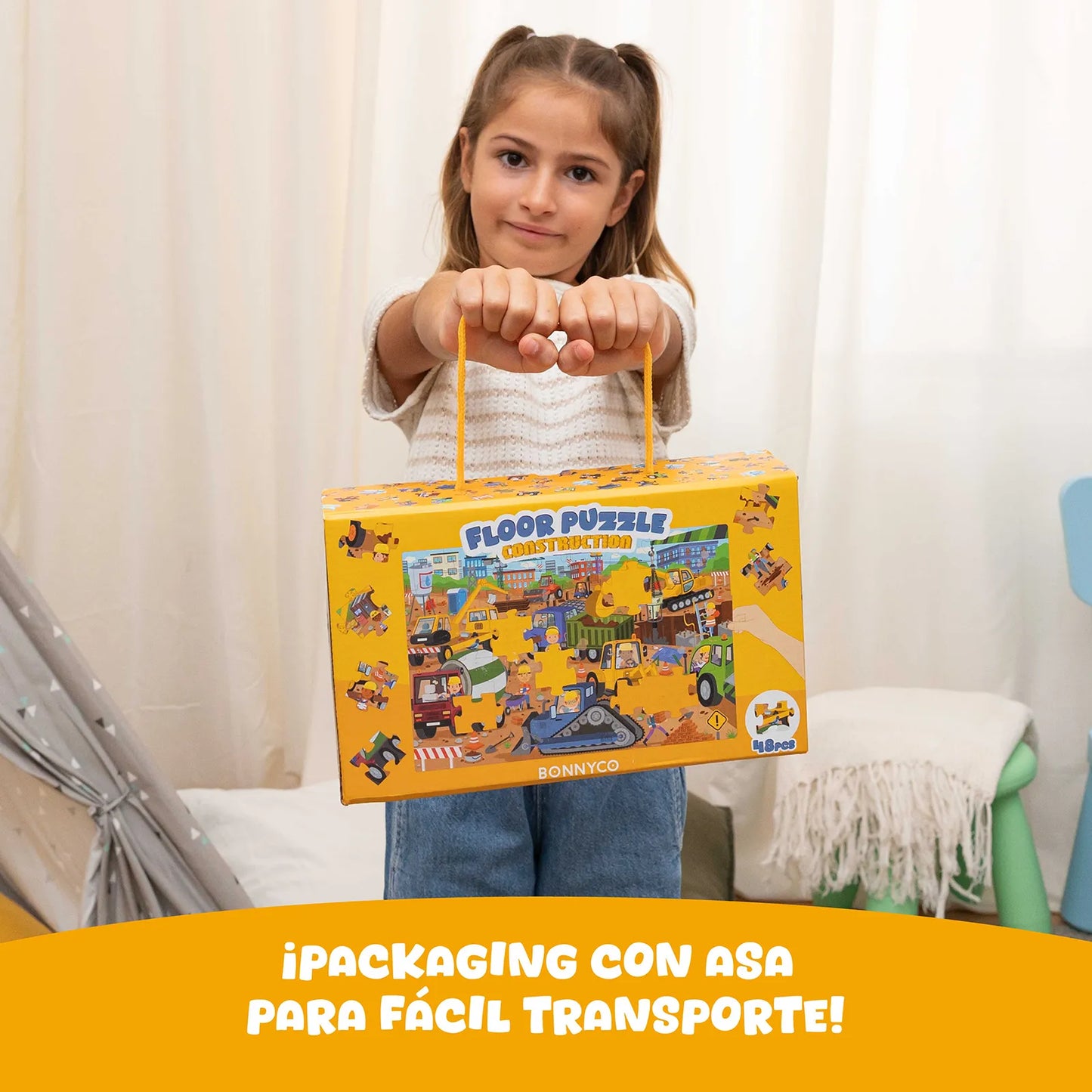 Puzzle XXL de 48 piezas - Construcción