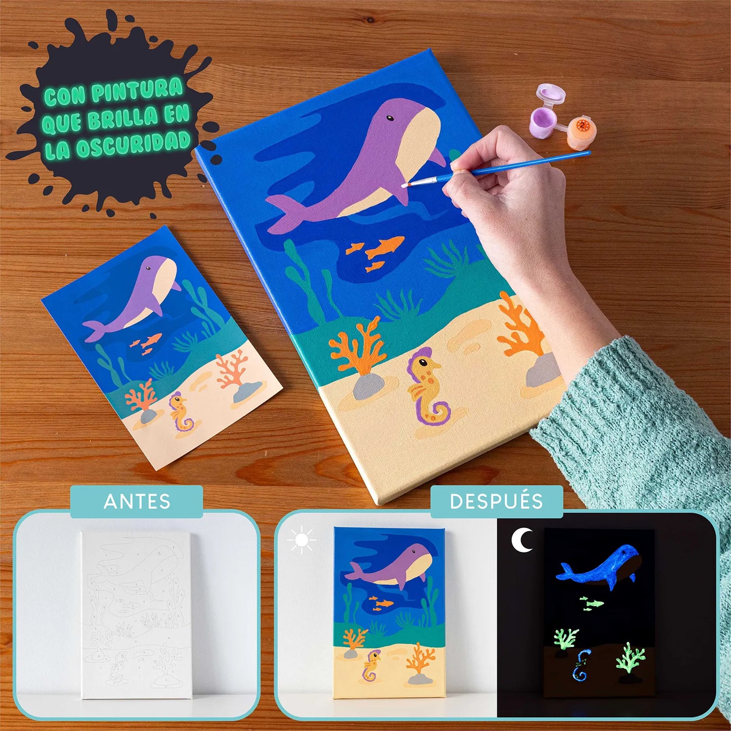 Pintar por Números - Animales Marinos