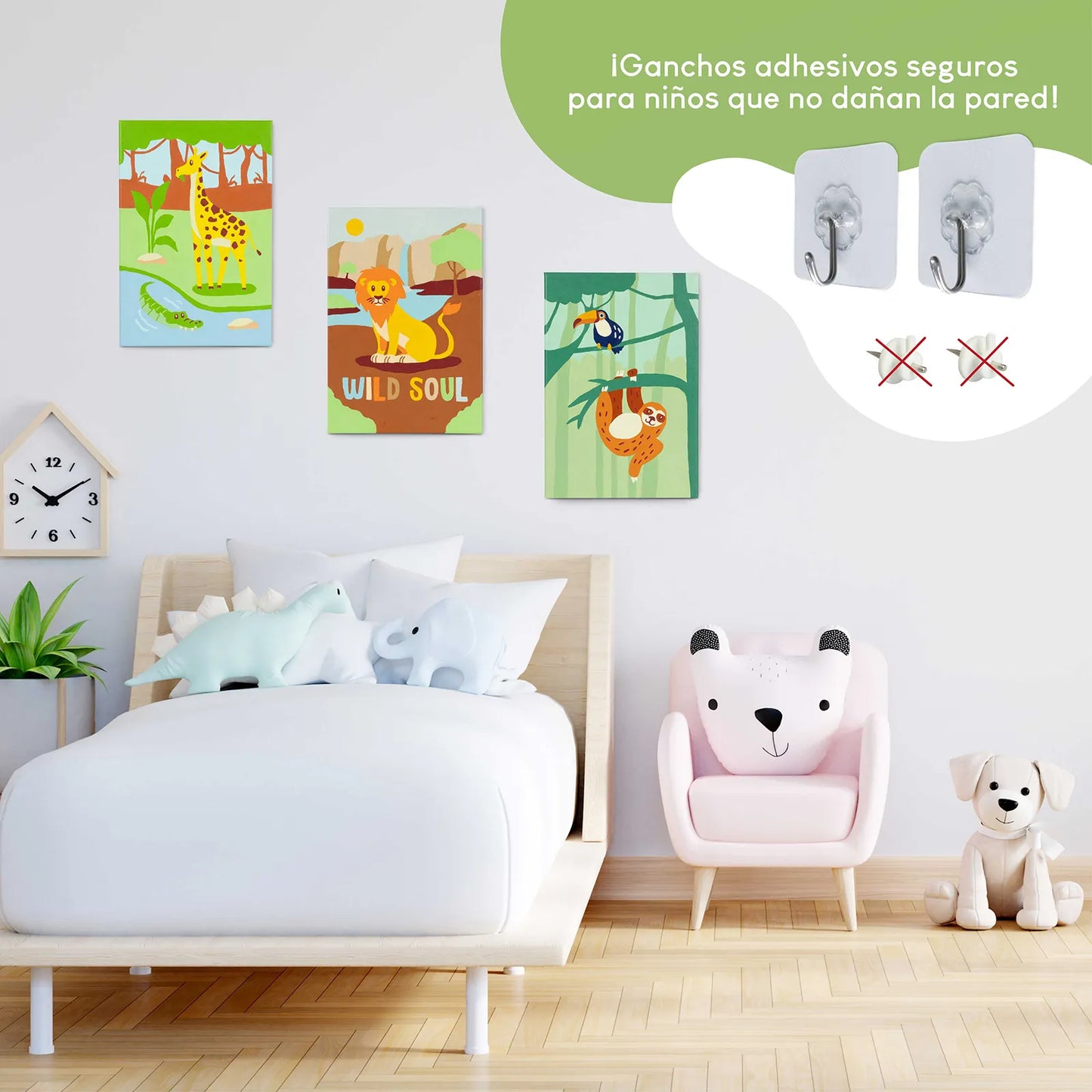 Pintar por Números - Animales de la Jungla