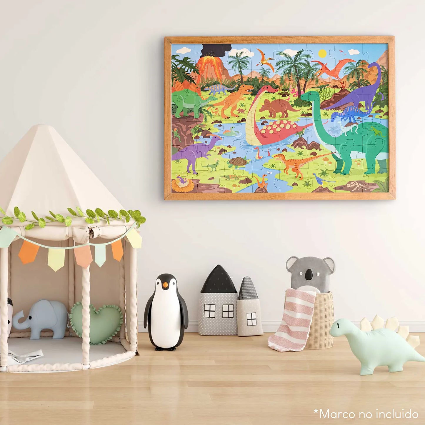 Puzzle XXL de 48 Piezas - Dinosaurios