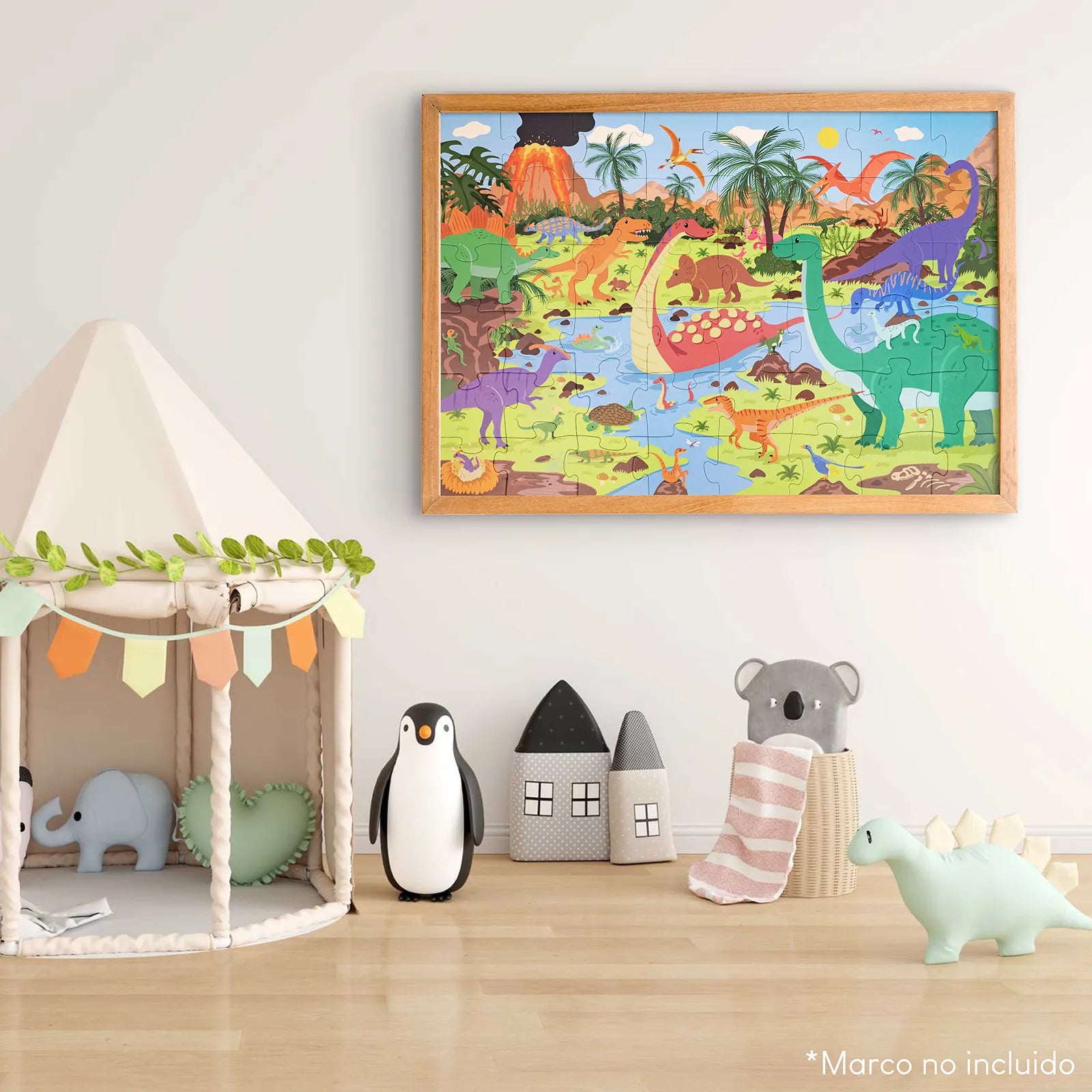 Puzzle XXL de 48 Piezas - Dinosaurios