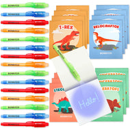 Cuadernos con Rotuladores de Tinta Invisible y Luz UV - Dinosaurios
