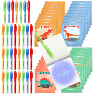 Cuadernos con Rotuladores de Tinta Invisible y Luz UV - Dinosaurios