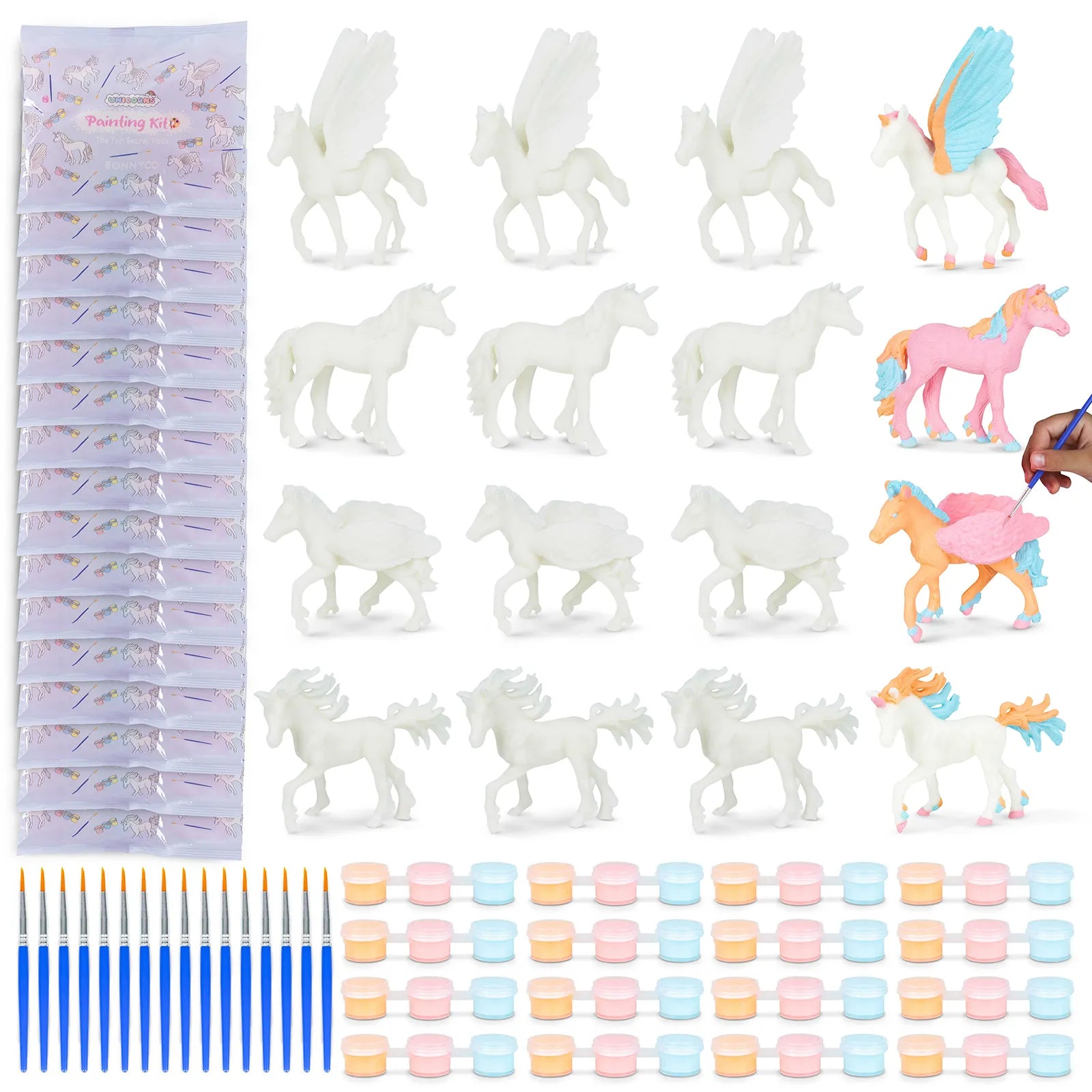 Figuras de Unicornios para Pintar