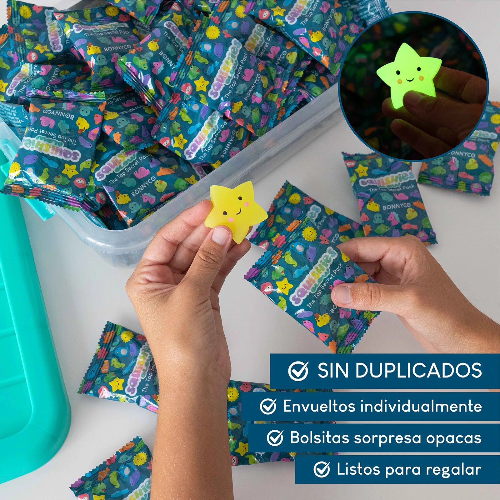 Squishy con Brillo en la Oscuridad