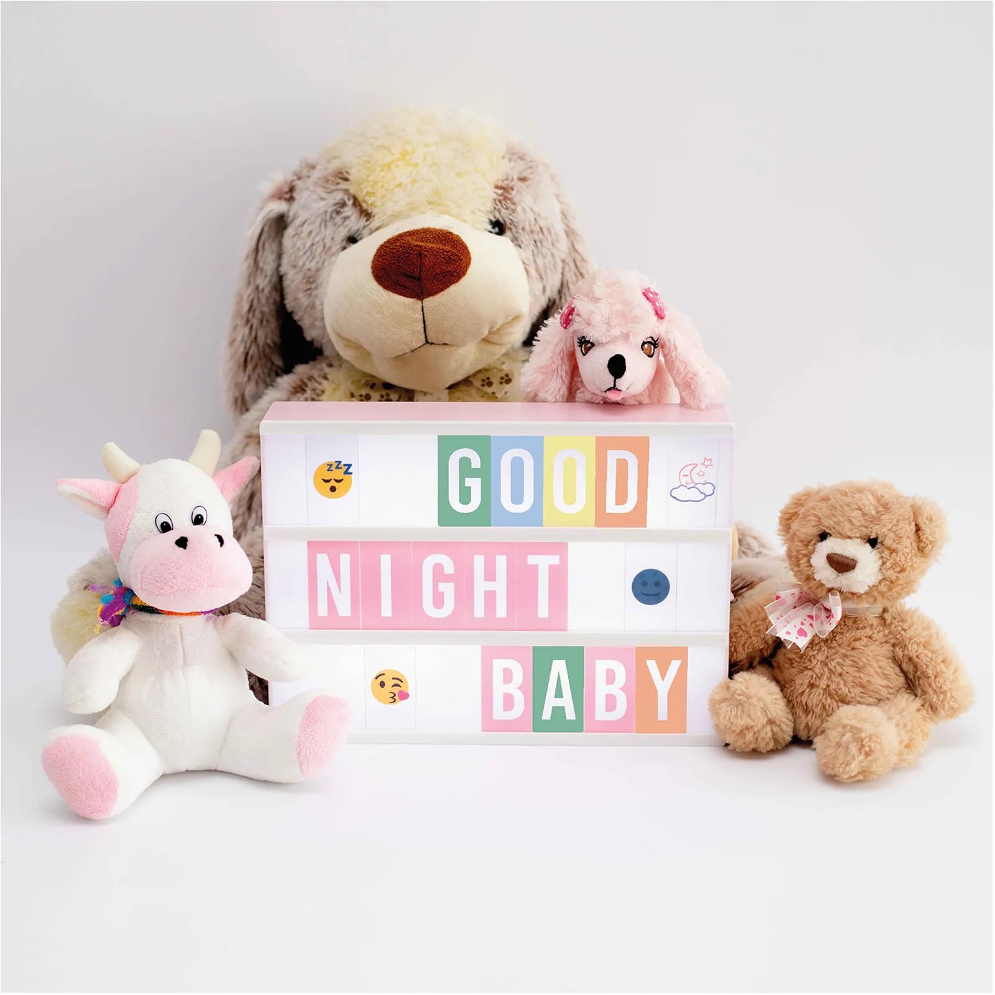 Caja de Luz con Letras - Pink