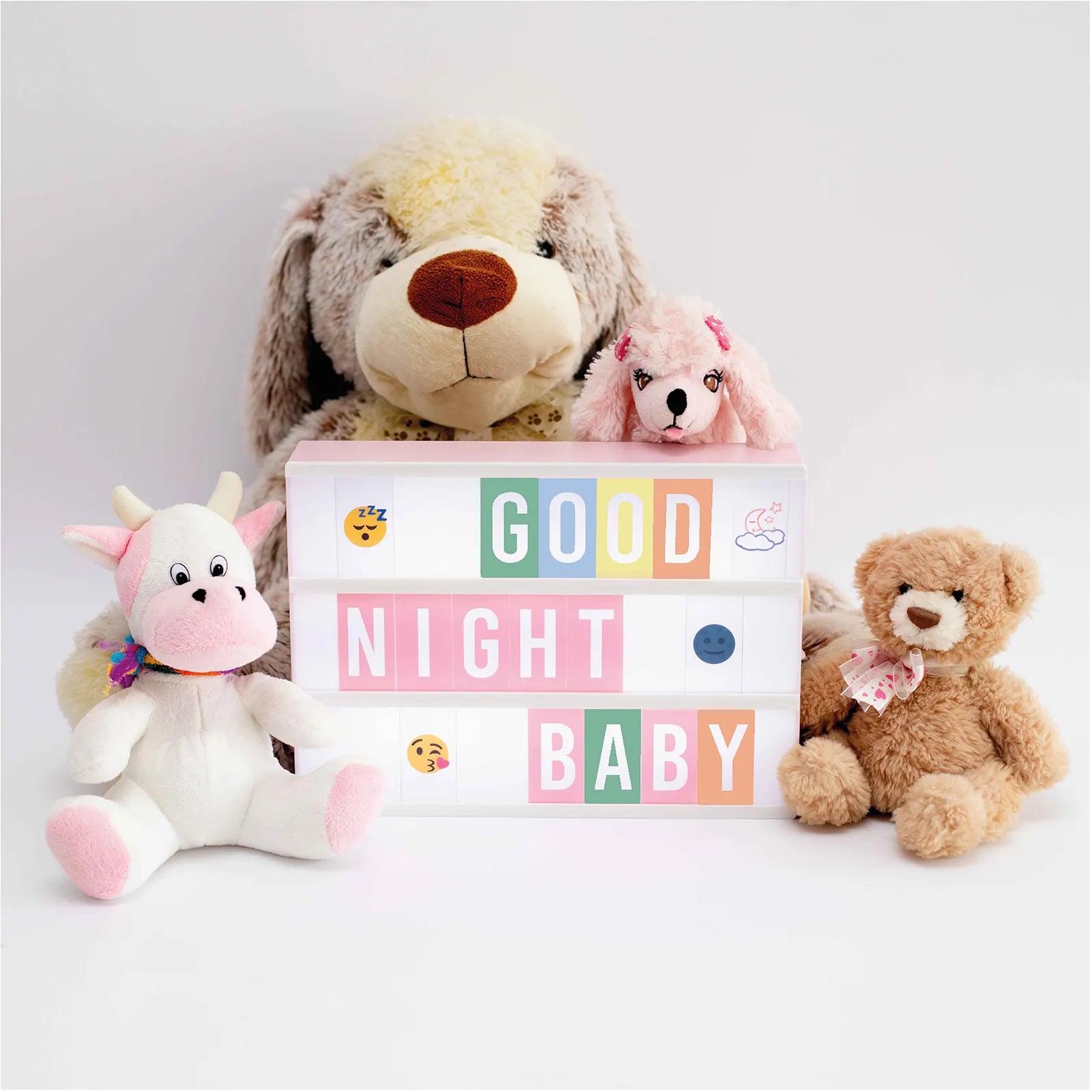 Caja de Luz con Letras - Pink