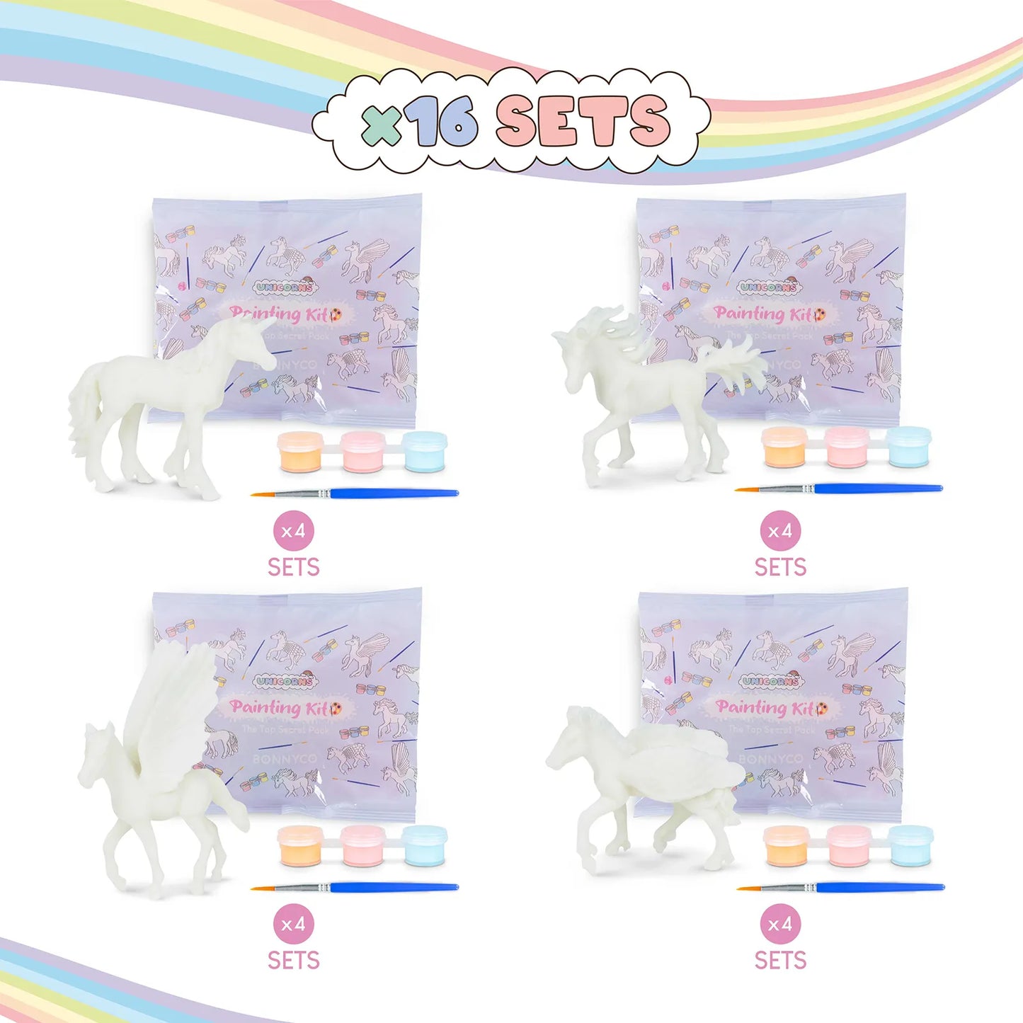 Figuras de Unicornios para Pintar