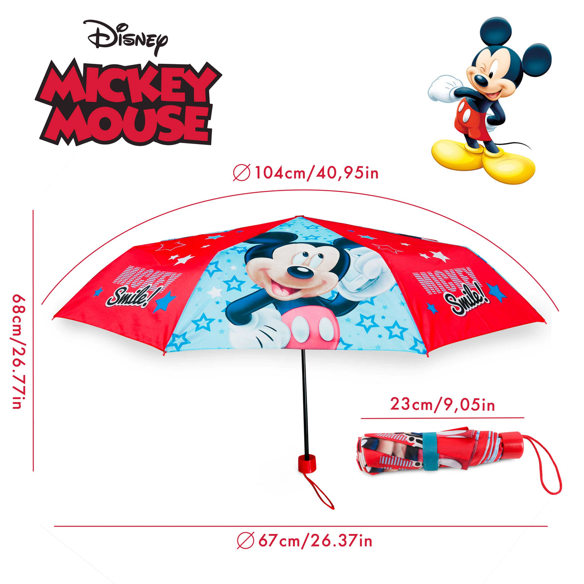 Paraguas Mickey Mouse