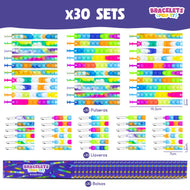 Pulseras Pop It con Llaveros