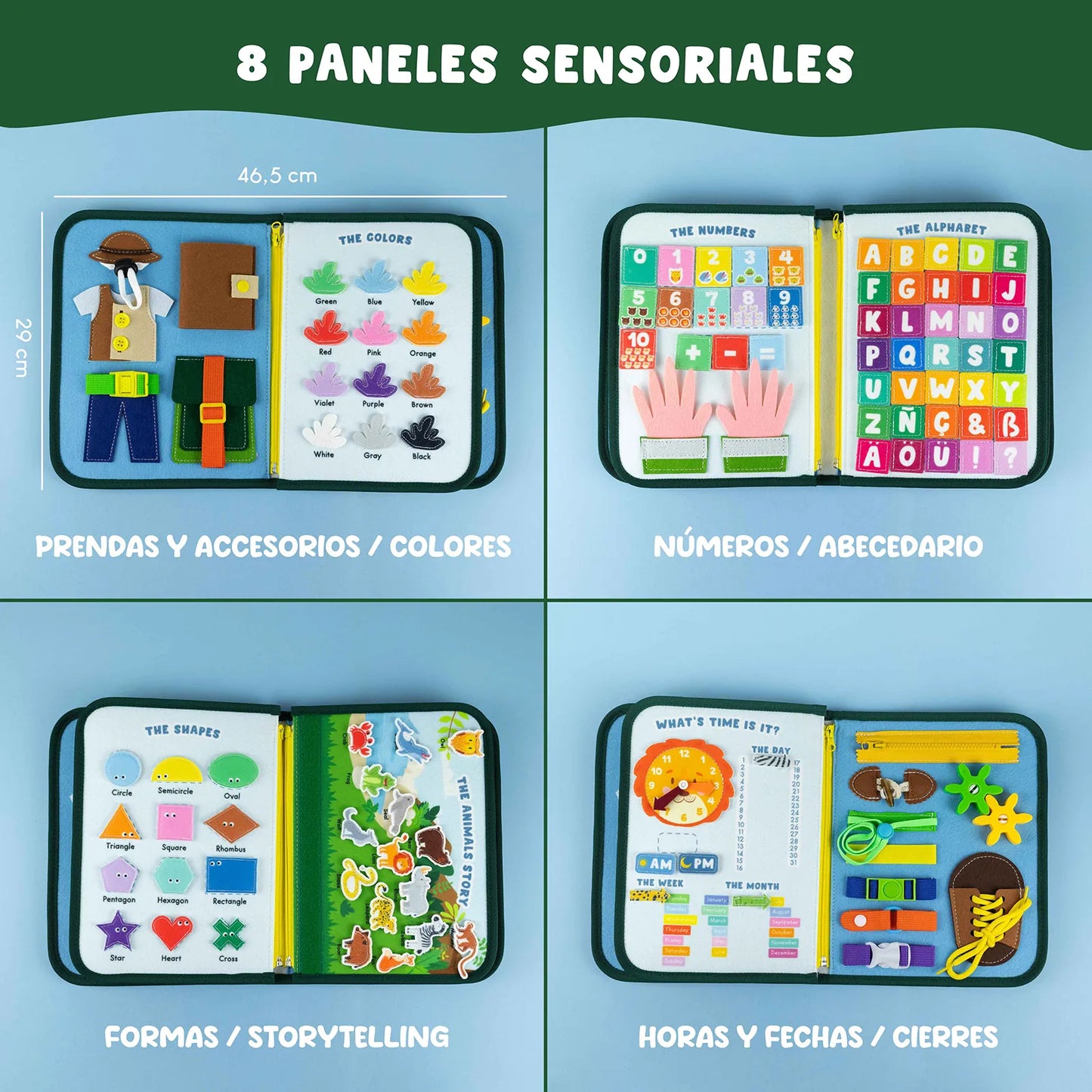 Maletín de Actividades Sensoriales - Jungla