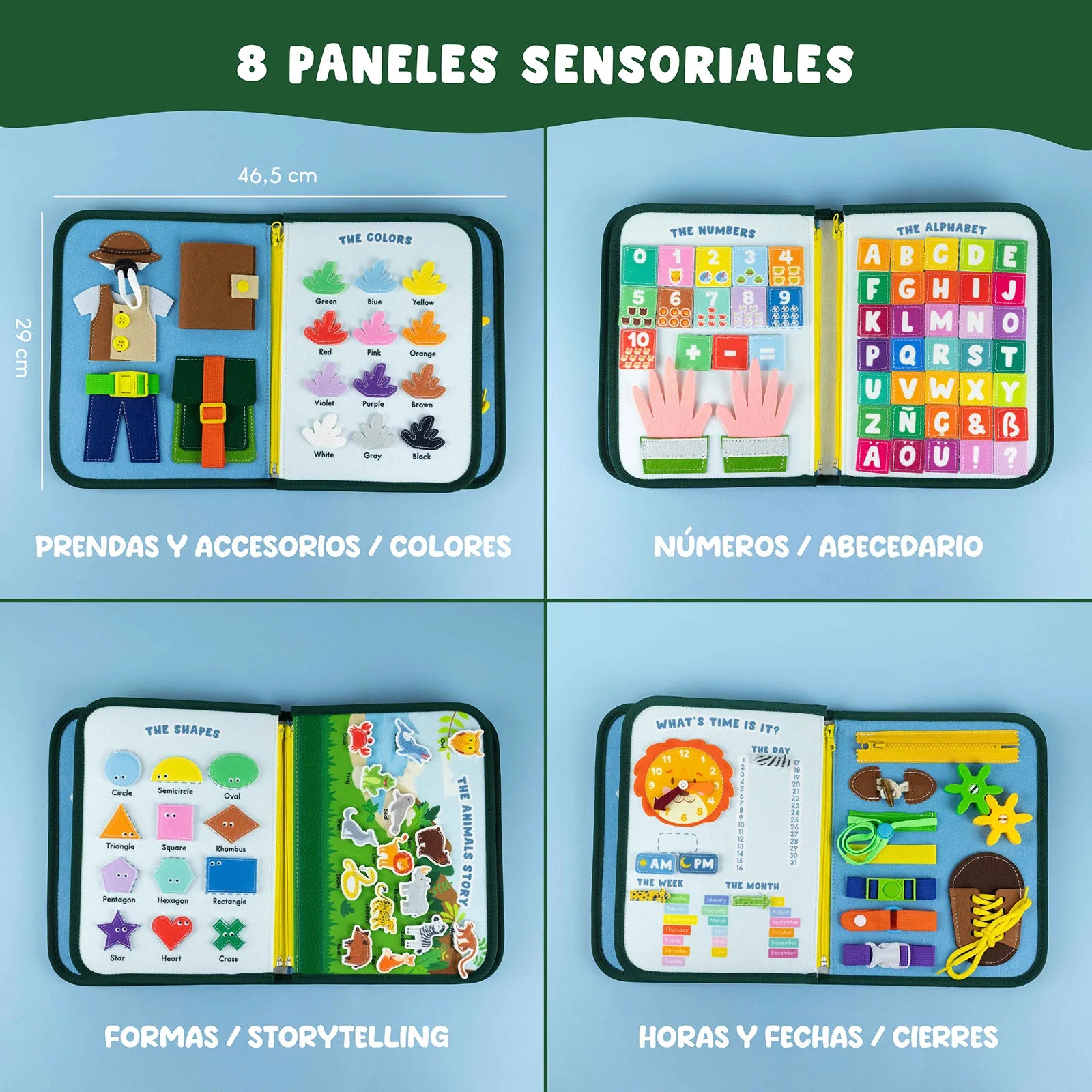 Maletín de Actividades Sensoriales - Jungla