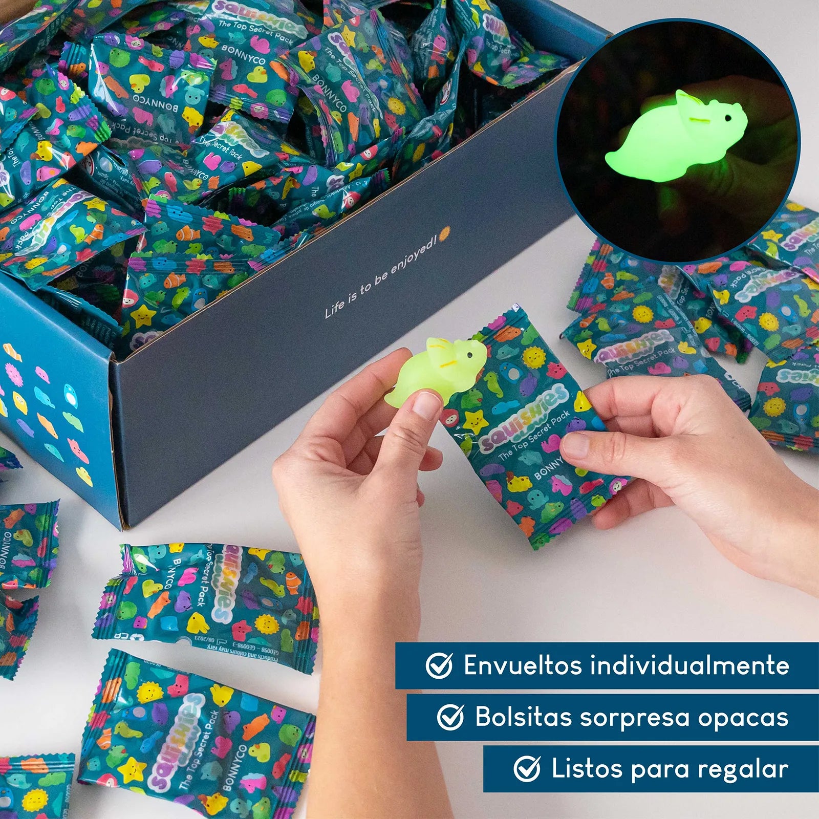 Squishy con Brillo en la Oscuridad