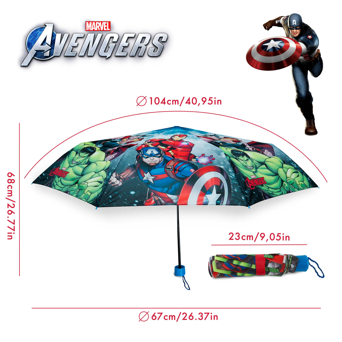 Paraguas Avengers