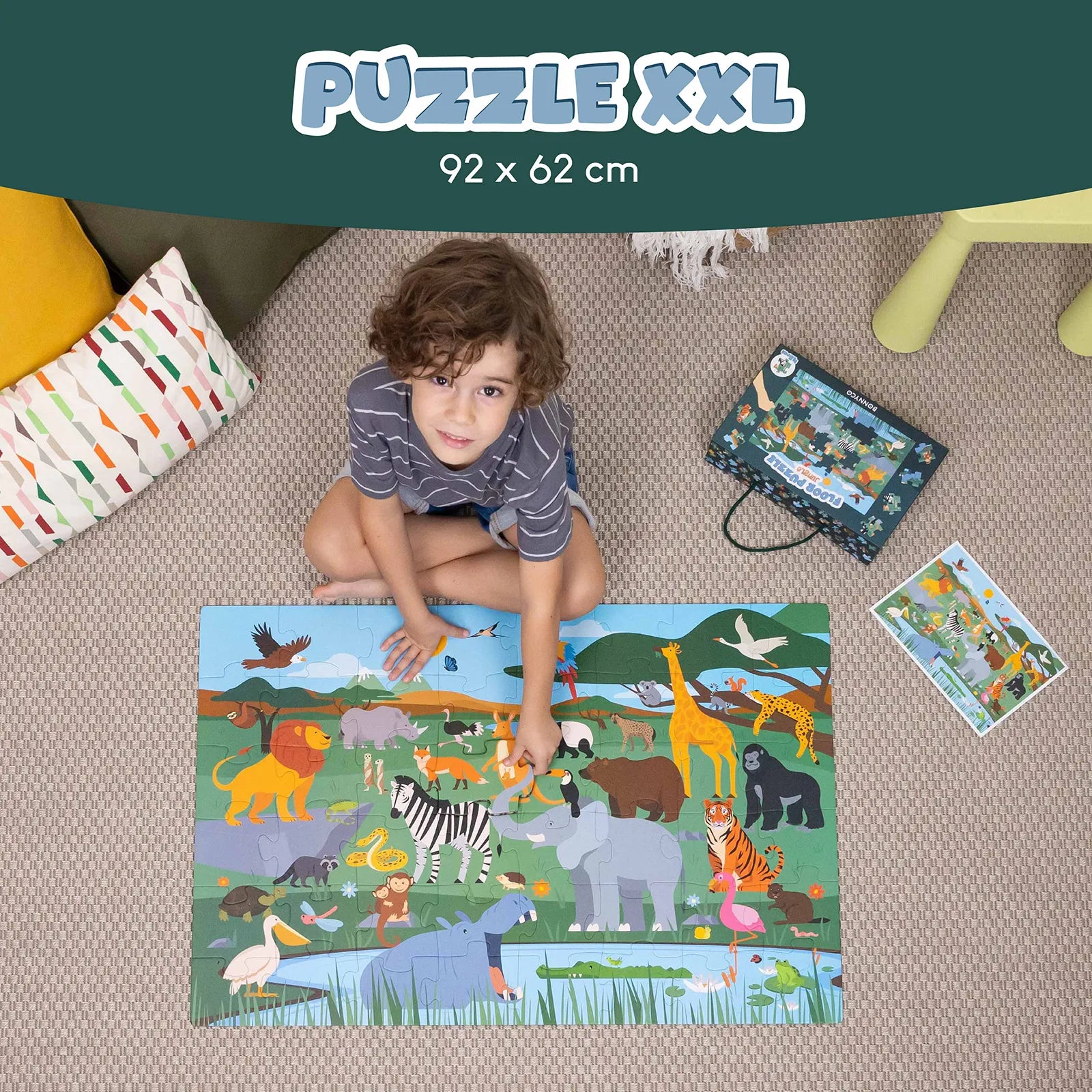 Puzzle XXL de 48 Piezas - Jungla