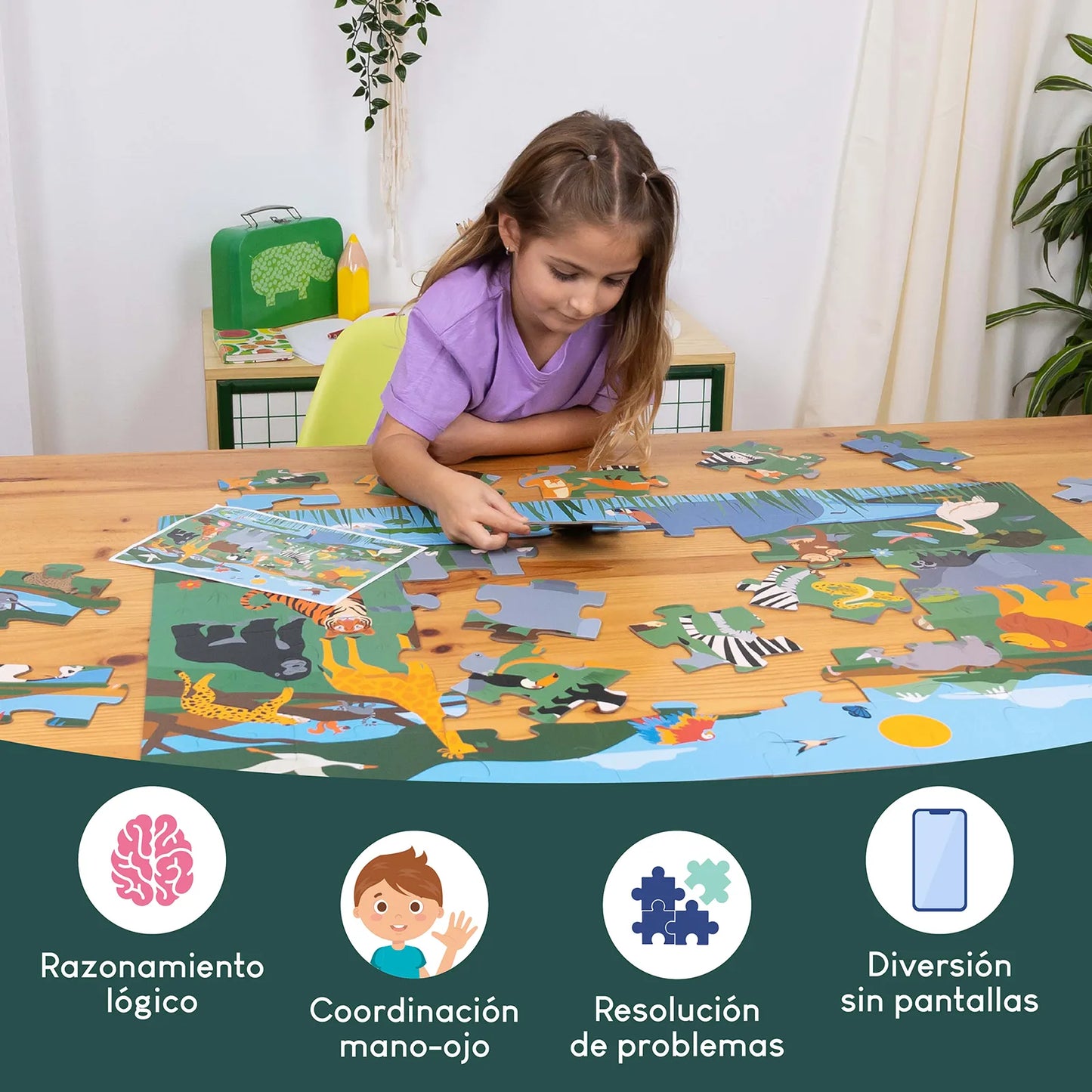 Puzzle XXL de 48 Piezas - Jungla