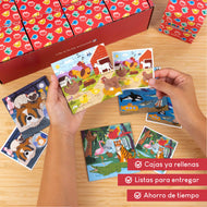 Mini Puzzles de 25 Piezas de Animales