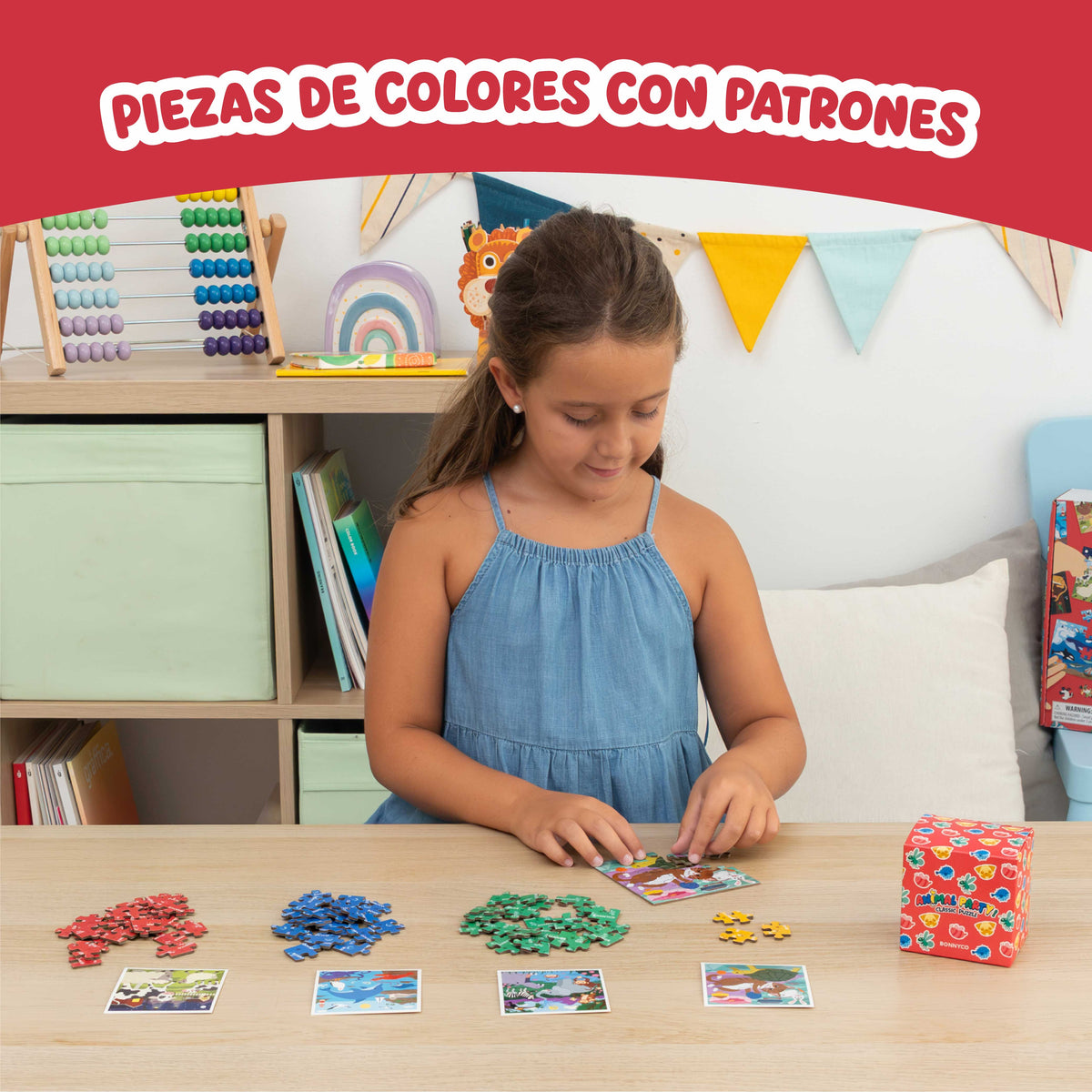 Mini Puzzles de 25 Piezas de Animales